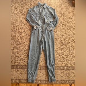 Prana Denim Long Sleeve Jumpsuit